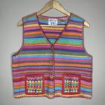 Colorful Vintage Vest (L) 3