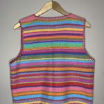 Colorful Vintage Vest (L) 4