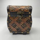 Vintage Small Wicker Jewelry Box 2