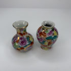 Two Vintage Chinese Miniature Floral Vases 4
