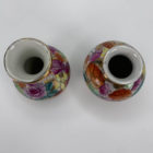 Two Vintage Chinese Miniature Floral Vases 3