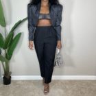 Vintage Puff Sleeve Blazer (S) 3