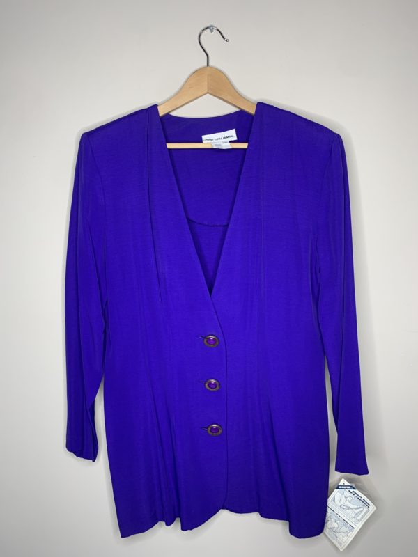 Vintage David Benjamin Purple Blazer (M) 1