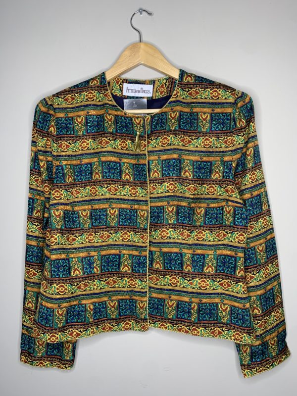 Golden 80's Vintage Blouse (M) 1