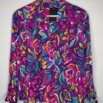 Floral Multi Color Vintage Shirt (S) 2