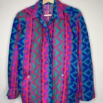 Aztec Style Print Fleece Jacket (S/M) 2