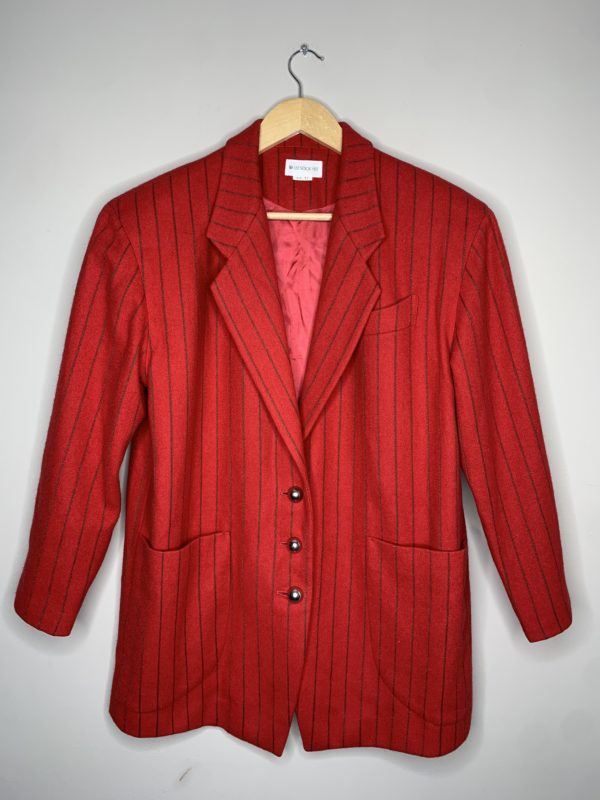 Vintage Red Blazer (XL) 1
