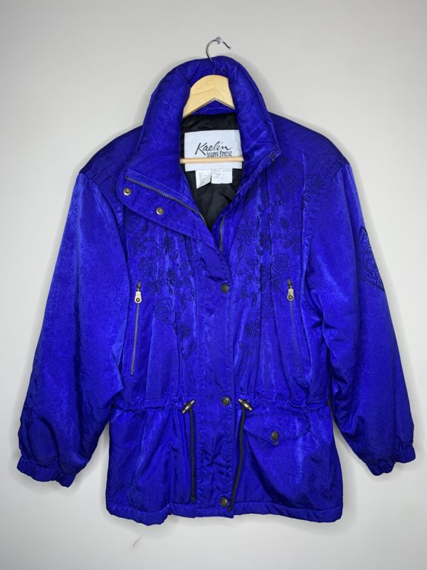 Retro Kaelin Blue Vintage Ski Jacket (M) 1