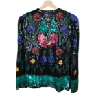 Scala Beaded Sequin Silk Blazer 3