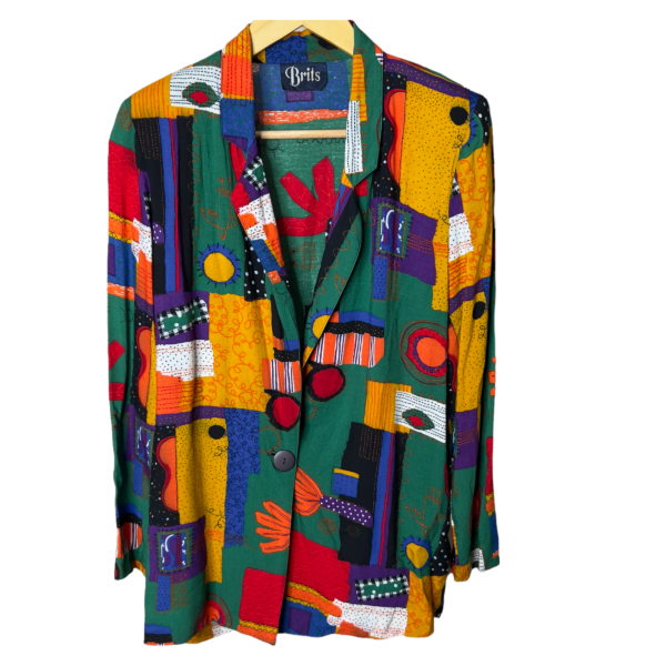 Vintage Colorful Brits Blazer 1